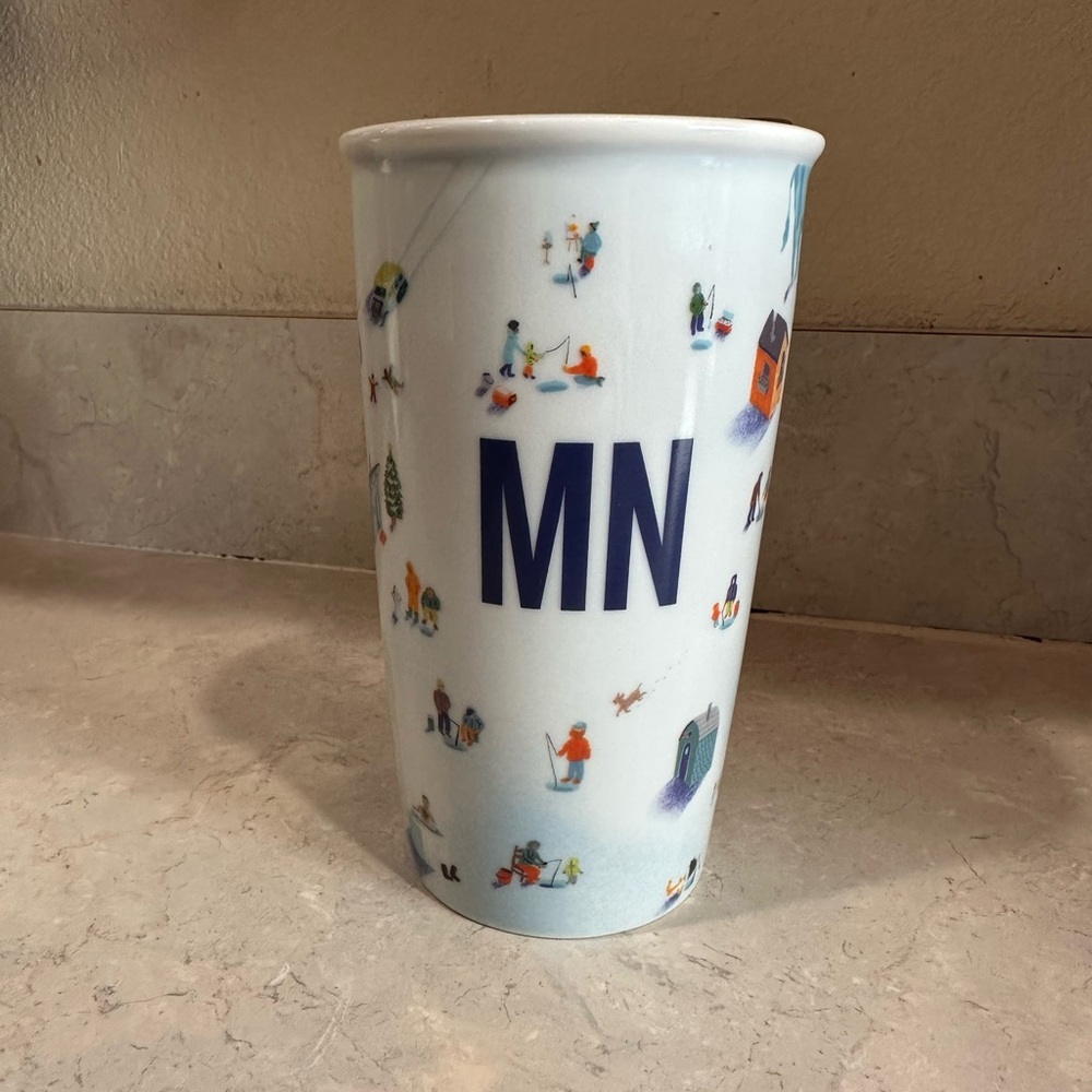 Starbucks Ceramic Mug with MN Design
